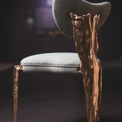 Chaises - Fauteuil sculpté Folia - MAEVE