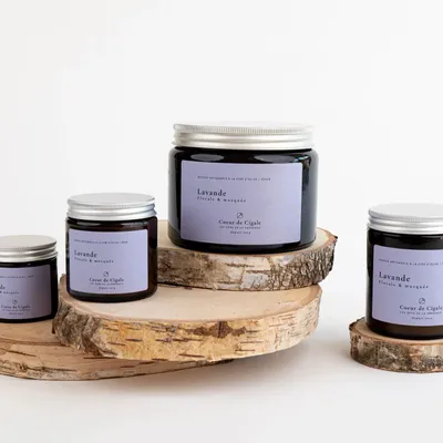Decorative objects - Lavender candle - COEUR DE CIGALE
