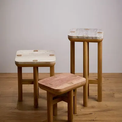 Tables basses - Ariane van Dievoet - Connection side tables - BELGIUM IS DESIGN