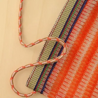 Pochettes - Pochette bandoulière Résille nylon Recyclé Carotte - BAOBAB