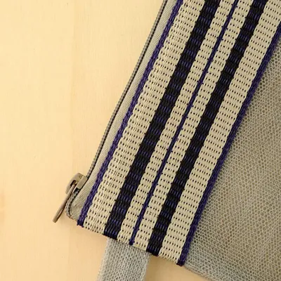 Pochettes - Pochette Résille de Plastic Recyclé GRIS Chic - BAOBAB