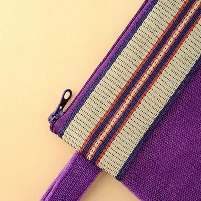 Pochettes - Pochette Résille de Plastic Recyclé PRUNE - BAOBAB