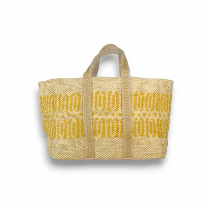 Bags and totes - SOFY Jute Bag with Lemon Print - BAOBAB