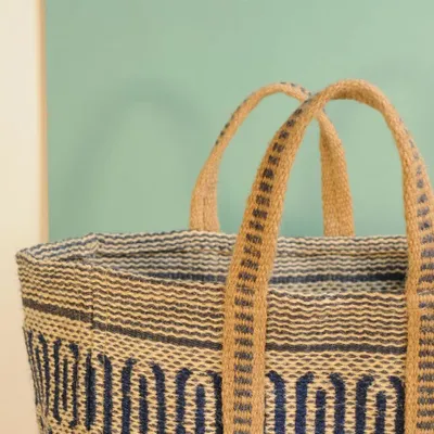 Bags and totes - SOFY Blue Jute Bag - BAOBAB