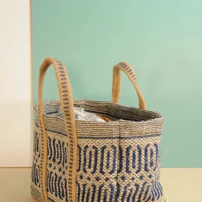 Bags and totes - SOFY Blue Jute Bag - BAOBAB
