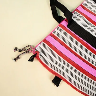 Bags and totes - Fuchsia Recycled Nylon Travel Bag - BAOBAB