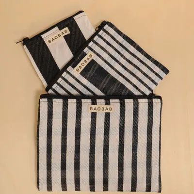 Pochettes - Trio de pochettes nylon WAOU E - BAOBAB