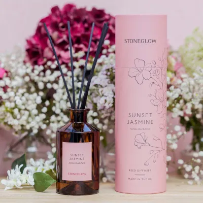 Home fragrances - The Walled Garden - Sunset Jasmine - Reed Diffuser - STONEGLOW CANDLES
