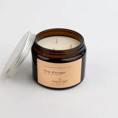 Objets de décoration - Bougie Fleur d'oranger - COEUR DE CIGALE