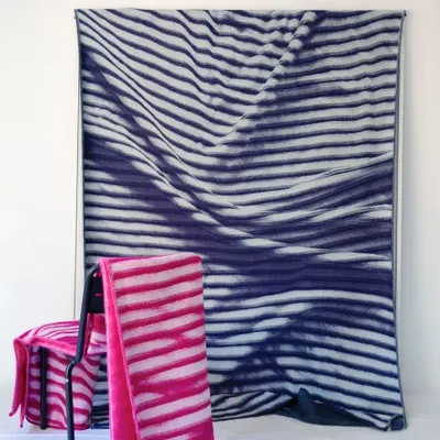 Throw blankets - Throw Oblique - Coll. BIFACE - TRAMESFACTICES