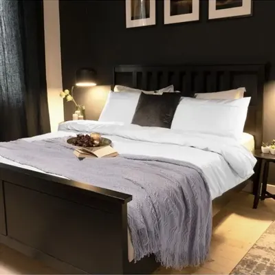 Linge de lit - Parure de lit simple, 100 % satin de coton, argenté - DILIOS