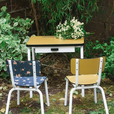 Chairs - Little Suzie 3-6 years old retro school chair - LES GAMBETTES