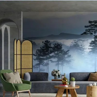 Tissus - WALL MURAL - PASAYA