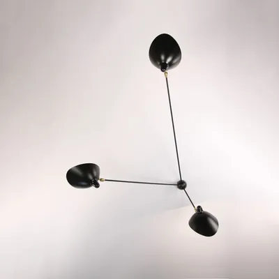 Appliques - APPLIQUE « ARAIGNÉE » 3 BRAS FIXES - EDITIONS SERGE MOUILLE