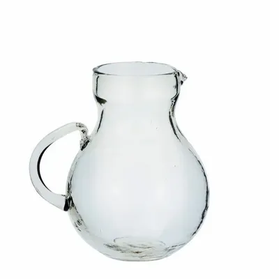 Carafes - Clear Glass Jug - MADAM STOLTZ