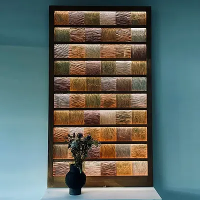 Fresques murales décoratives - CARRES ORS - SYLVIE OLIVE