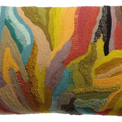 Cushions - Embroidered Cushion Betty Minéral 30 X 50 - MAISON VIVARAISE - SDE VIVARAISE WINKLER