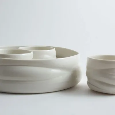 Plats et saladiers - Plat en porcelaine - BÉRANGÈRE CÉRAMIQUES