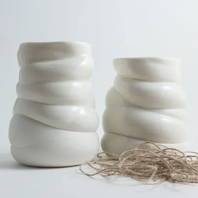 Vases - Vase en porcelaine - BÉRANGÈRE CÉRAMIQUES