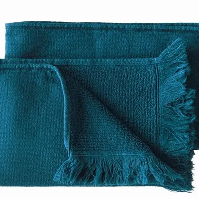 Bath towels - Set of 2 guest towels Luna Orage 50 X 30 - LA CERISE SUR LE GATEAU