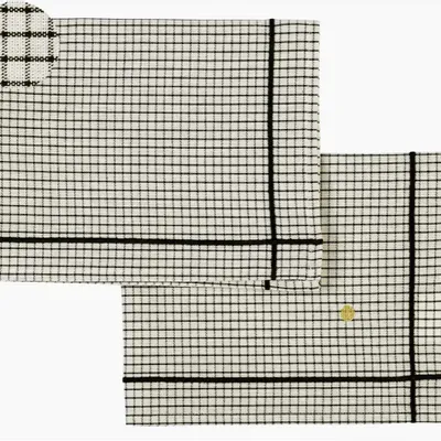 Nappes - Lot de 2 sets de table Gustave Caviar 40 x 50 - LA CERISE SUR LE GATEAU