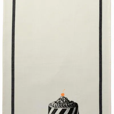 Dish towels - Charlotte Tea Towel Écru 70 X 50 - LA CERISE SUR LE GATEAU