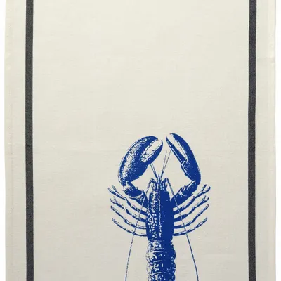 Dish towels - Homard Tea Towel Bleu 70 X 50 - LA CERISE SUR LE GATEAU