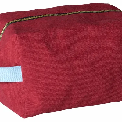 Clutches - Cube pouch Iona Cherry L 22 X 14 X 10,5 - LA CERISE SUR LE GATEAU