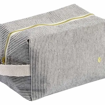 Pochettes - Trousse cube Finette Caviar L 22 x 14 x 10,5 - LA CERISE SUR LE GATEAU