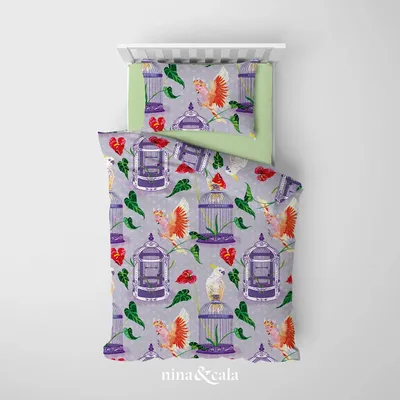 Papiers peints - COLLECTION DE MODÈLES NON MIS EN CAGE - NINA & CALA