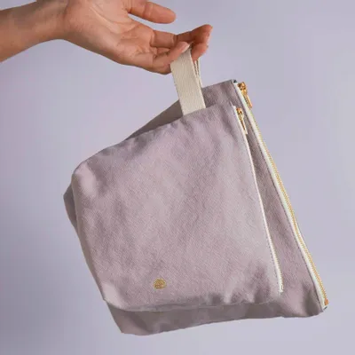 Clutches - Iona Toiletry Bag Poivre rose L 23 X 28 X 10 - LA CERISE SUR LE GATEAU