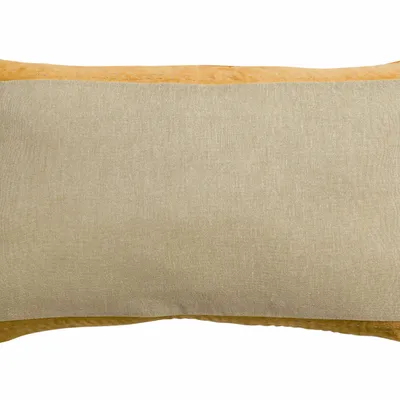 Coussins - Coussin Elise Chambray Maïs 30 x 50 - MAISON VIVARAISE - SDE VIVARAISE WINKLER