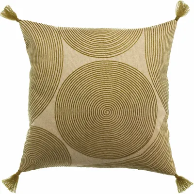 Coussins - Coussin brodé Tito Naturel 45 x 45 - MAISON VIVARAISE - SDE VIVARAISE WINKLER