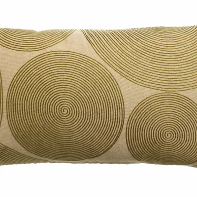 Cushions - Embroidered Cushion Tito Naturel 40 X 65 - MAISON VIVARAISE - SDE VIVARAISE WINKLER