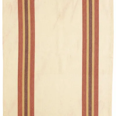 Dish towels - Recycled Tea Towel Yuna Terracotta/Naturel 50 X 70 - MAISON VIVARAISE - SDE VIVARAISE WINKLER