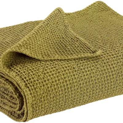 Bed linens - Recycled Bedspread Maia Cèdre 260 X 260 - MAISON VIVARAISE - SDE VIVARAISE WINKLER