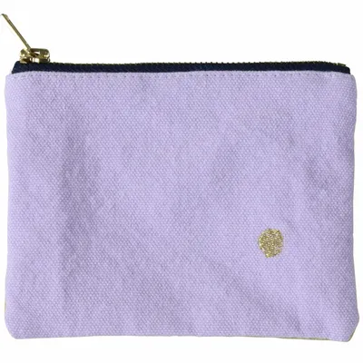Clutches - Pouch Tricolo Lilas 11 X 14 X 1 - LA CERISE SUR LE GATEAU