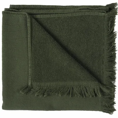 Bath towels - Luna Hand Towel Kale 50 X 100 - LA CERISE SUR LE GATEAU