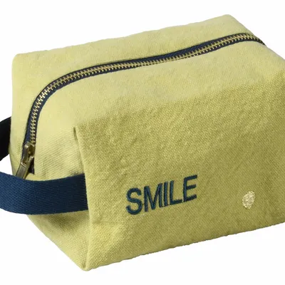 Clutches - Cube Pouch Smile Ananas 10 X 16 X 10 - LA CERISE SUR LE GATEAU
