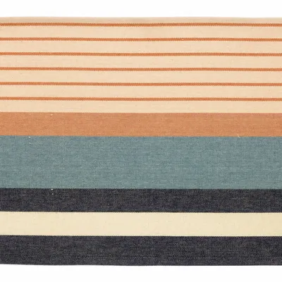 Nappes - Set de table Yuna recyclé Azur 35 x 45 - MAISON VIVARAISE - SDE VIVARAISE WINKLER