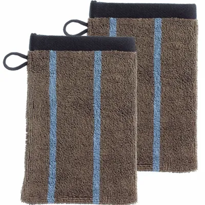Autres linges de bain - Lot de 2 gants de toilette Charly Potatoes 15 x 21 - LA CERISE SUR LE GATEAU