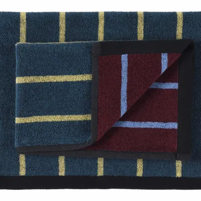 Serviettes de bain - Lot de 2 serviettes invités Charly Abyss 30 x 50 - LA CERISE SUR LE GATEAU