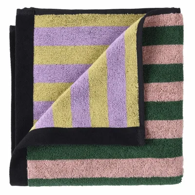Bath towels - Hand Towel Charly Basilic 50 X 100 - LA CERISE SUR LE GATEAU