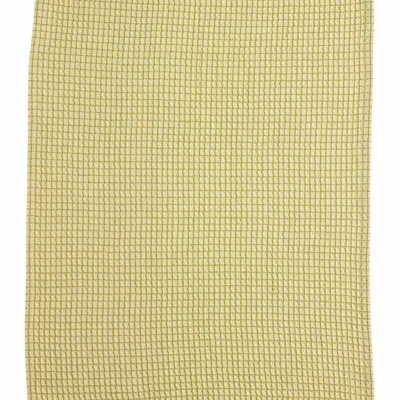 Dish towels - Two-tone waffle-weave tea towel Mumba Bergamote naturel 50 X 70 - MAISON VIVARAISE - SDE VIVARAISE WINKLER