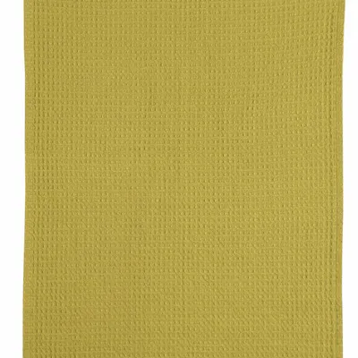 Dish towels - Plain honeycomb tea towel Mumba Bergamote 50 X 70 - MAISON VIVARAISE - SDE VIVARAISE WINKLER