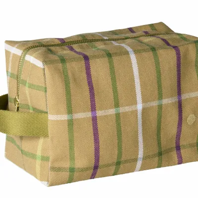 Pochettes - Trousse cube Scotty Marron L 22 x 14 x 10,5 - LA CERISE SUR LE GATEAU