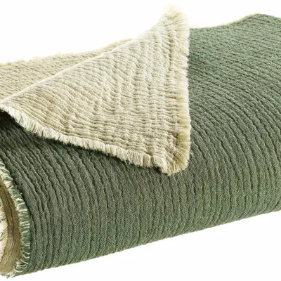 Bed linens - Emilio Throw Épicéa 180 X 260 - MAISON VIVARAISE - SDE VIVARAISE WINKLER