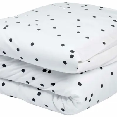 Linge de lit - Housse de couette Odette Milk 200 x 140 - LA CERISE SUR LE GATEAU