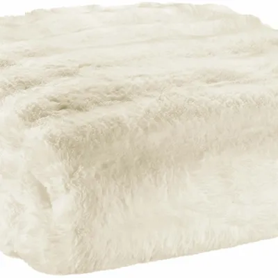 Throw blankets - Maxi throw Astrid Neige 180 X 220 - MAISON VIVARAISE - SDE VIVARAISE WINKLER