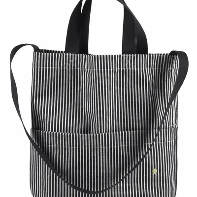 Sacs et cabas - Sac my city Basile Caviar 37 x 35 x 9 - LA CERISE SUR LE GATEAU